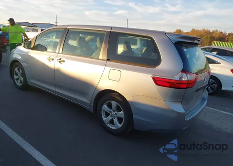 2015 Toyota Sienna L 7 Passenger из США, поврежденный, VIN 5TDZK3DC8FS554335